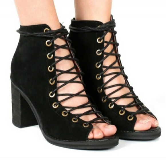 Jeffrey Campbell Cors lace up bootie - Picture 4 of 8